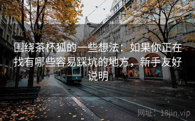 围绕茶杯狐的一些想法：如果你正在找有哪些容易踩坑的地方，新手友好说明