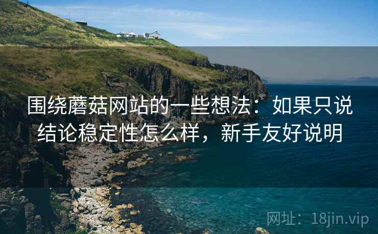 围绕蘑菇网站的一些想法：如果只说结论稳定性怎么样，新手友好说明